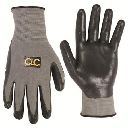 Custom Leathercraft Nitrile Gripper Gloves - Large CLC2033L
